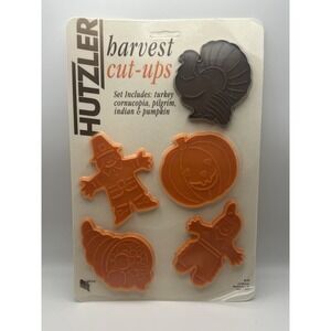 Vtg 1998 Hutzler Holiday Cut Ups Fall Cookie Cutters Kitsch Thanksgiving NIP